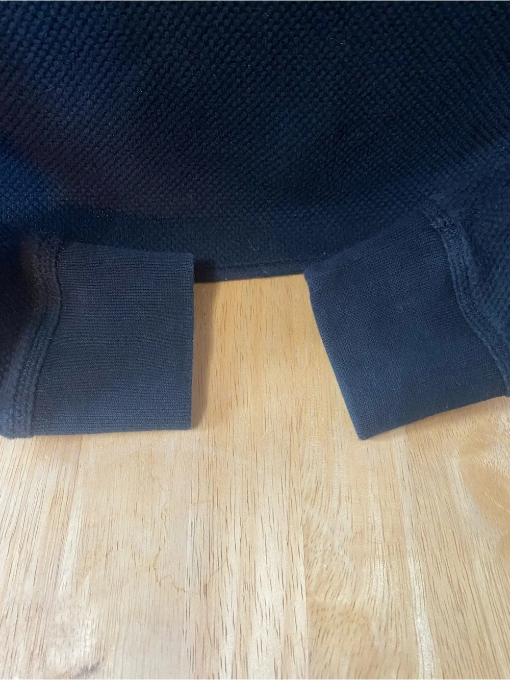 Banana Republic Men's Black Zip Henley Sweater